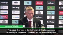 Solskjaer believes United have right attitude despite West Ham loss