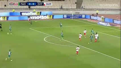 Panathinaikos 0 - 1 Olympiacos Piraeus Angel Guerrero Goal 22-09-2019 GREECE Super League