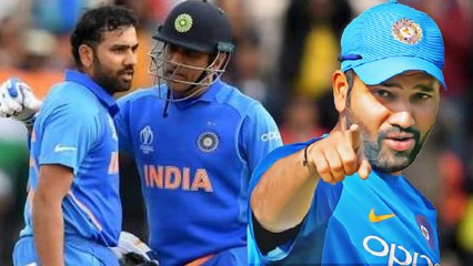 Rohit sharma joins dhoni's record| பேட்டிங் சொதப்பினாலும் புதிய சாதனை நிகழ்த்திய ரோஹித் சர்மா