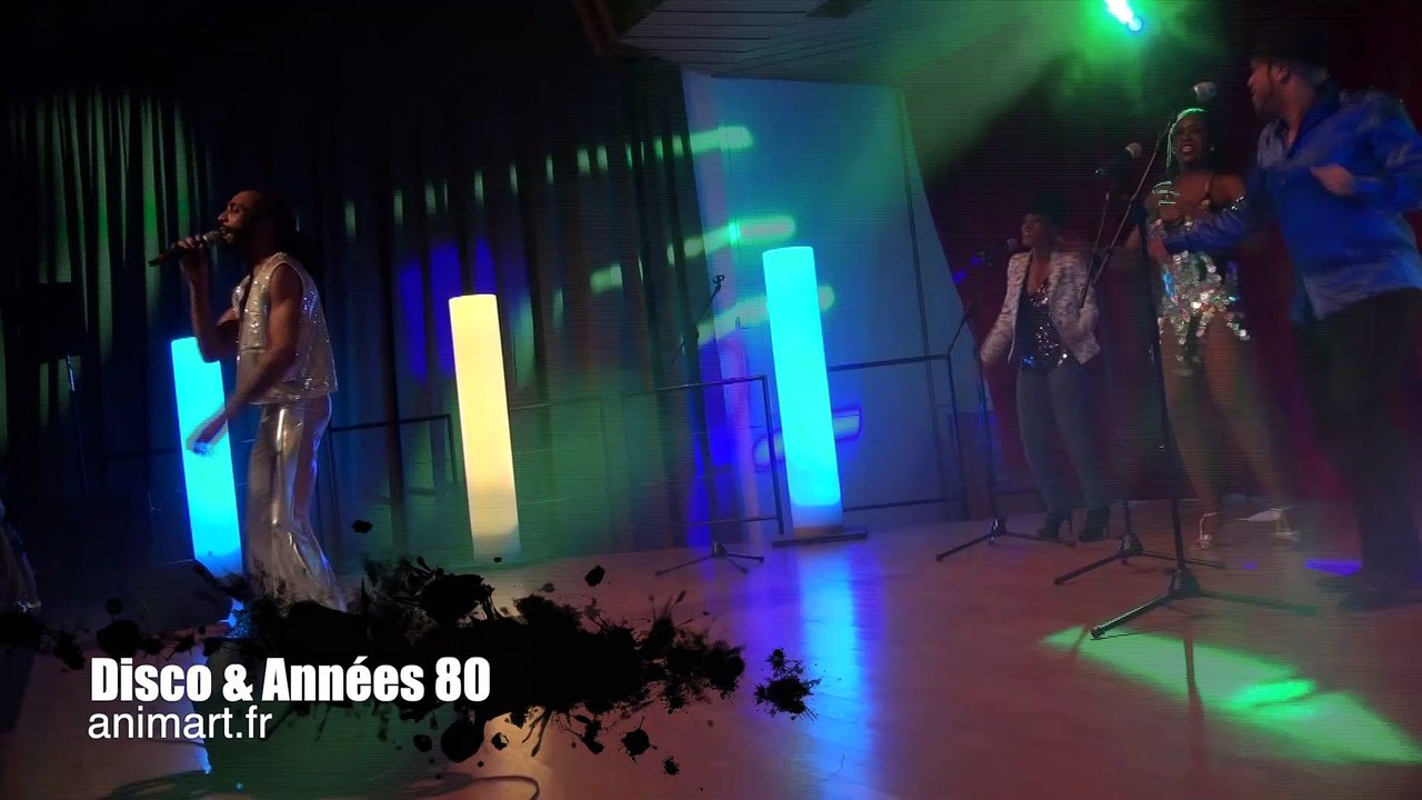 Spectacle de danse Disco et chanteurs live - Anim'Art Spectacles - Années 70