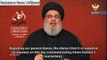 Nasrallah: Any War against Iran would mean the End of Israel & US Hegemony, Khamenei is our Imam Hussein