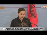 Ministrja Xhaçka: Situata sizmike ka kaluar momentin me te rrezikshem