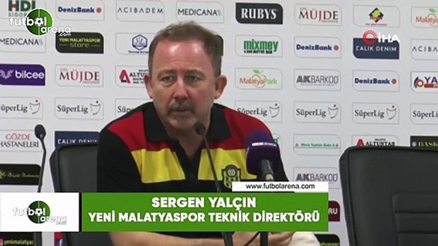 Sergen Yalçın: Hakem keşke 15 dakika uzatsaydı, bizim için daha iyi olurdu