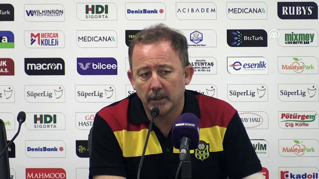 BtcTurk Yeni Malatyaspor - Galatasaray  maçının ardından - Sergen Yalçın - MALATYA