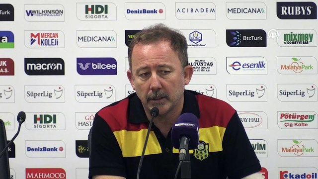 BtcTurk Yeni Malatyaspor - Galatasaray maçının ardından - Sergen Yalçın - MALATYA