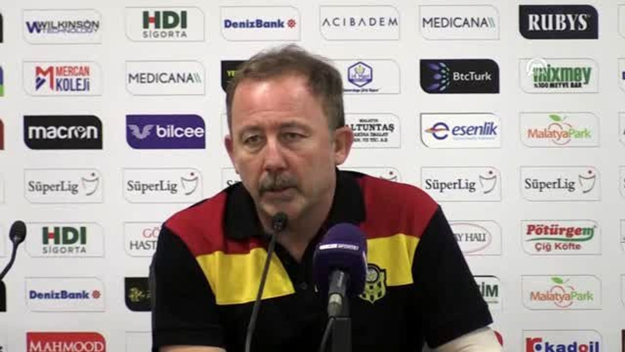 BtcTurk Yeni Malatyaspor - Galatasaray  maçının ardından - Sergen Yalçın