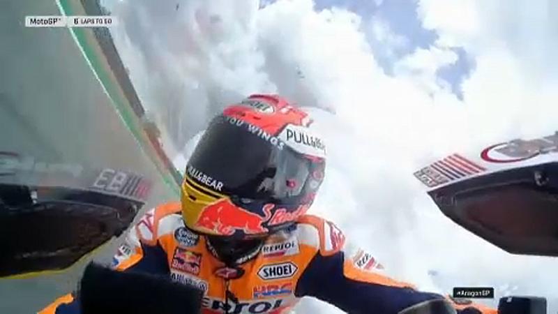 Video Márquez gana en Aragón y acaricia la victoria del Mundial