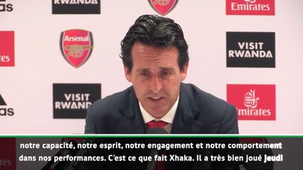 6e j. - Emery : "Xhaka sera meilleur si les supporters l'aident"