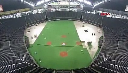 Japon teknolojisi ile sahanın kaydırarak değiştirilmesi