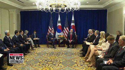 President Moon aims to speed up denuclearization, boost alliance with U.S. while in New York