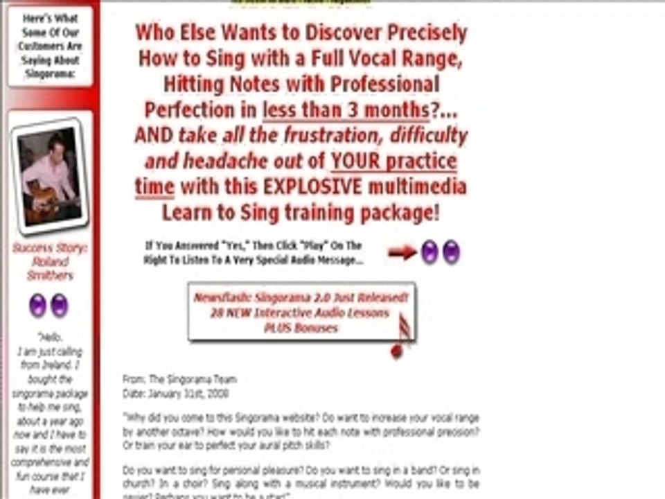 Learn To Sing