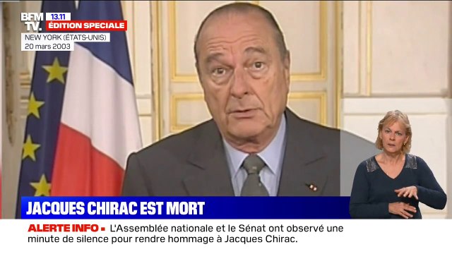 Quelle que soit la durée de ce conflit, il sera lourd de conséquences pour l'avenir. : Le jour où Jacques Chirac a dit non à la guerre en Irak
