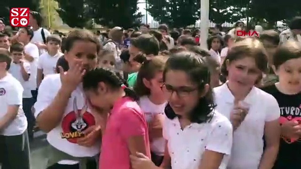 Okullarda deprem paniği