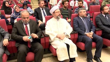 Ankara diyanet işleri başkanı diyanet olarak 111 ülkeden öğrenci kabul ettik