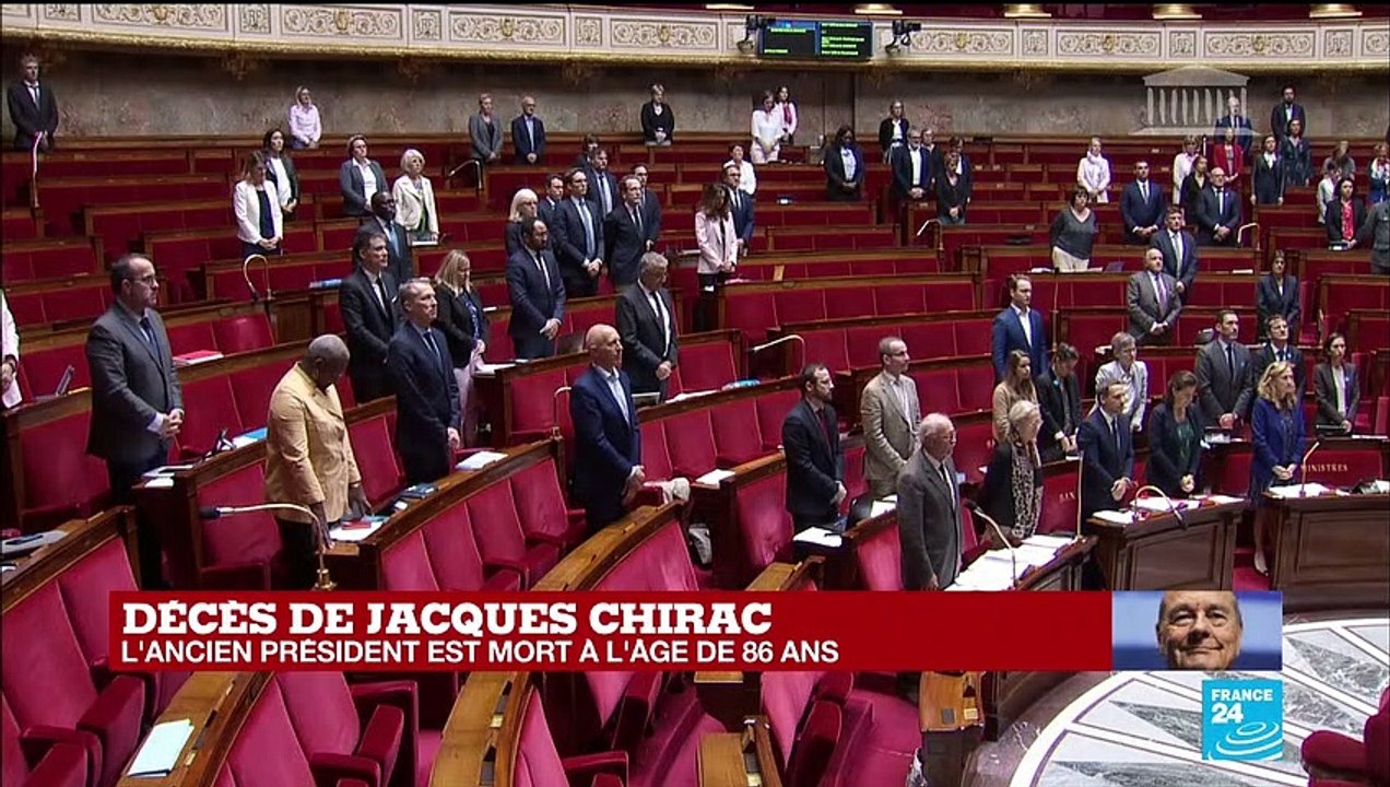 Décès de Jacques Chirac : l'Assemblée nationale a observé une minute de silence