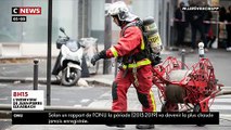 Paris : Trois blessés dont un grave dans l’incendie d’une maison de retraite, hier soir, à Belleville - 80 pompiers avec 20 engins ont été  mobilisés