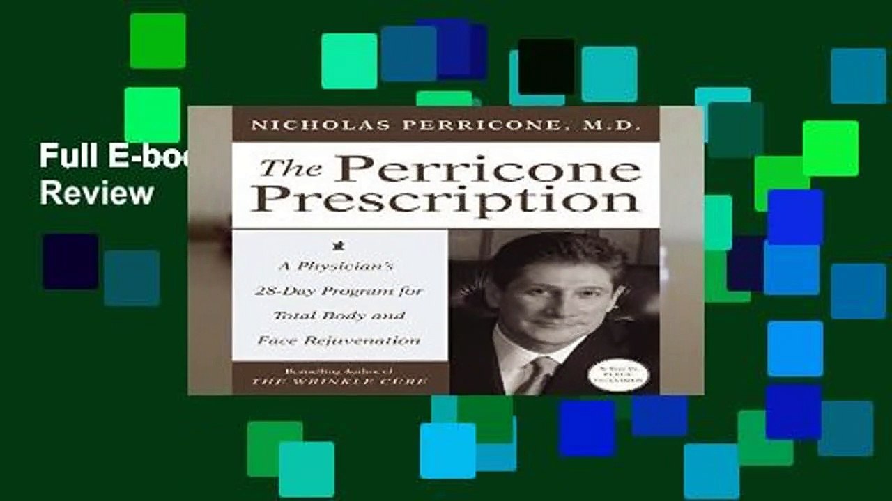 Full E-book  Perricone Prescription  Review