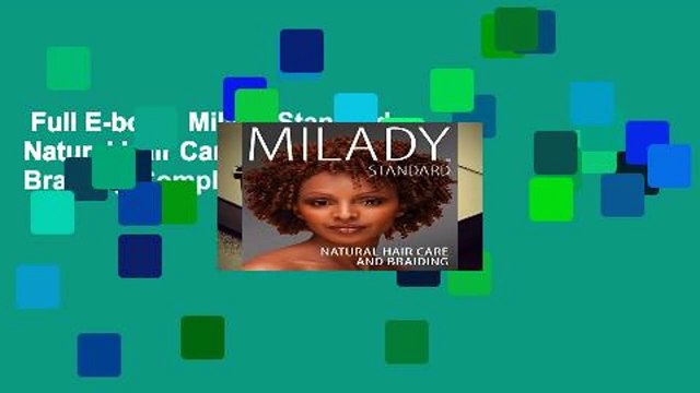 Full E-book Milady Standard Natural Hair Care Braiding Complete