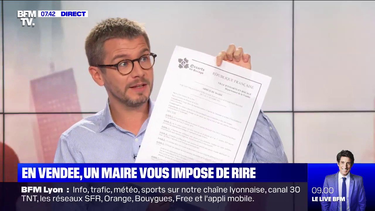 En Vendée, un maire prend un arrêté pour obliger ses habitants à "être en joie"