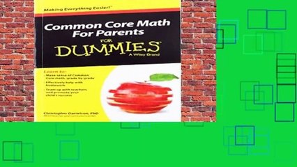Full version  Common Core Math For Parents FD (For Dummies)  For Free
