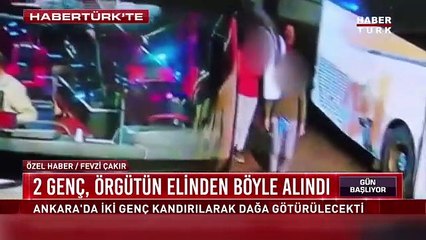 Dağa götürülmek istenen çocuklar, son anda kurtarıldı