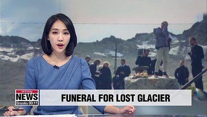 Tải video: Swiss hold funeral for Pizol glacier lost to global warming