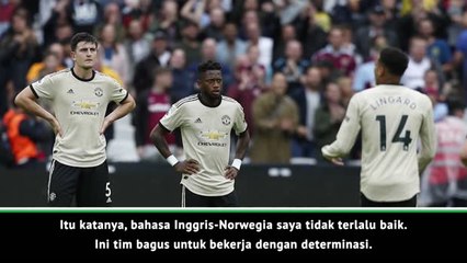 Solskjaer percaya United punya sikap yang tepat disamping kekalahan atas West Ham