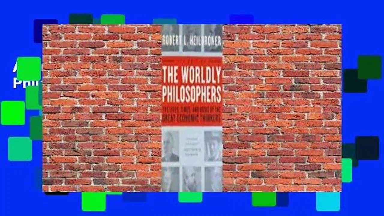About For Books  The Worldly Philosophers  Review