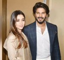 Dulquer Salmaan and his wifey Amal Sufiya attend the screening of 'The Zoya Factor'