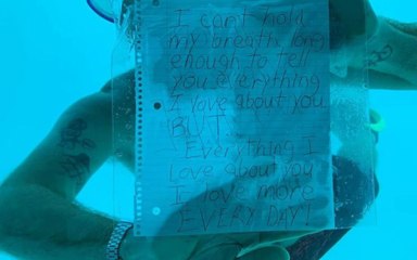 Un homme se noie en faisant sa demande en mariage