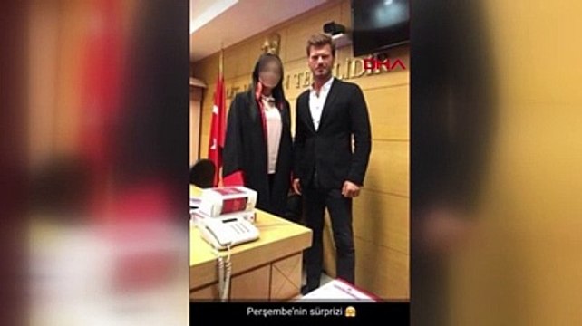 Kıvanç Tatlıtuğ ile fotoğraf çektiren hakim mazeret iznine ayrıldı