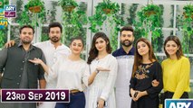 Salam Zindagi With Faysal Qureshi - Hira Soomro, Laiba Khan -  23rd September 2019