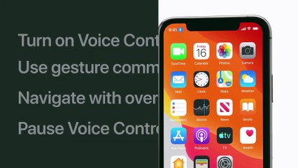 How to navigate with Voice Control on your iPhone — Apple Support