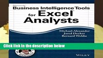 [FREE] Microsoft Business Intelligence Tools for Excel Analysts