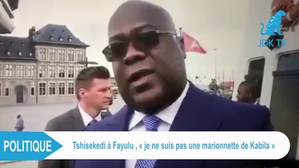 Felix Tshisekedi répond à Fayulu : "Je ne suis pas une marionnette de Kabila"