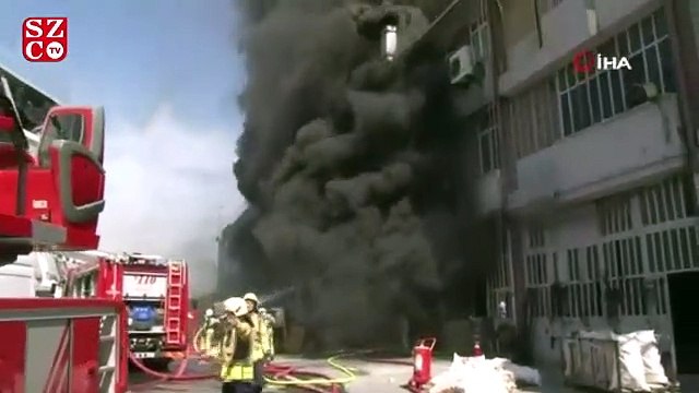 İkitelli’de plastik fabrikasında yangın