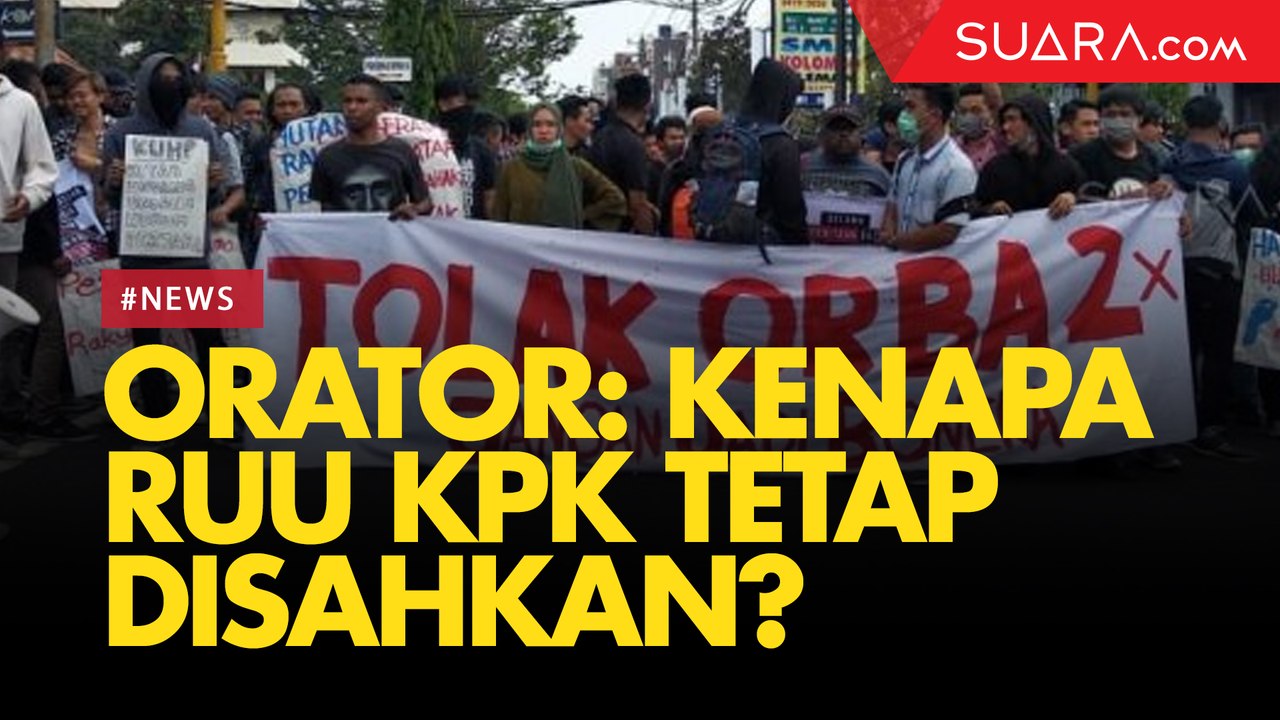 Orator Aksi Gejayan Memanggil: Rakyat Tolak RUU, Kenapa Tetap Disahkan?