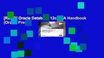 [READ] Oracle Database 12c DBA Handbook (Oracle Press)