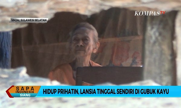 Hidup Prihatin, Seorang Nenek Tinggal Sebatang Kara di Gubuk Kayu