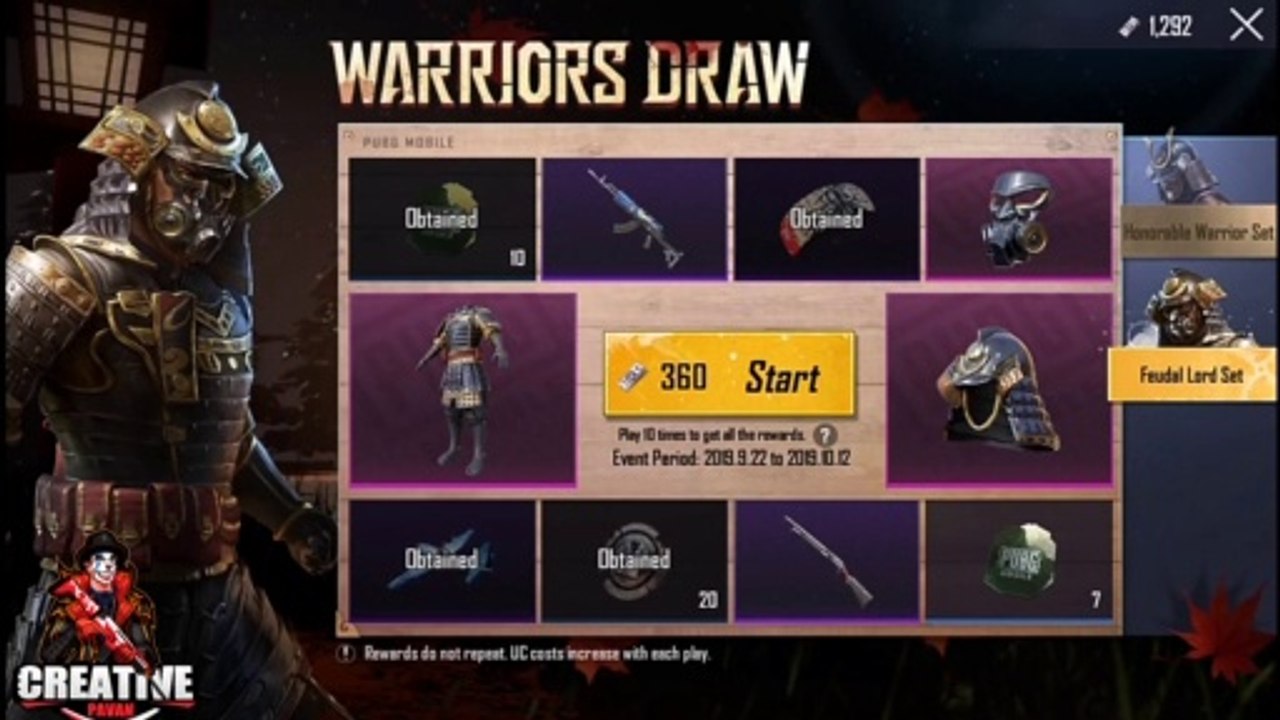 WARRIORS DRAW PUBG MOBILE | Spending 7000 UC On Warriors Draw Pubg | Pubg New Event Warriors Draw