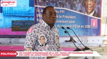 1er congrès de la JFPI : Pascal Affi N’Guéssan réitère son appel à un débat national pour une paix durable