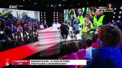 Les tendances GG : Gilets jaunes, le coup de poing d'un policier à un manifestant - 23/09