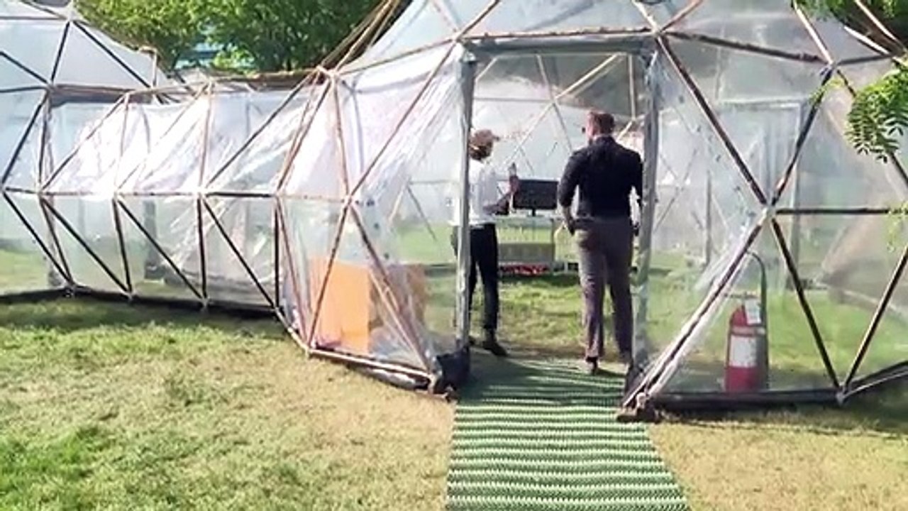 Smog-zelte beim klimagipfel: miese luft in new york