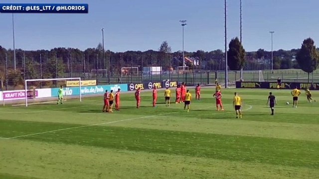 Le sublime coup-franc de Youssoufa Moukoko avec les U19 de Dortmund