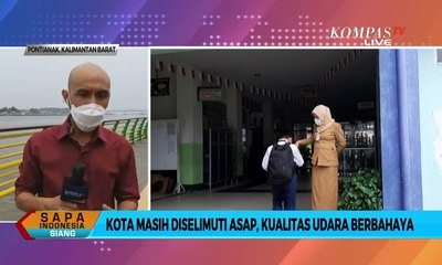 Masih Terselimuti Kabut Asap, Pelajar Pontianak Kembali Bersekolah Tetapi …