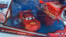 Disney Pixar Cars RC Remote Control Starter Set Lightning McQueen - Unboxing Review Demo