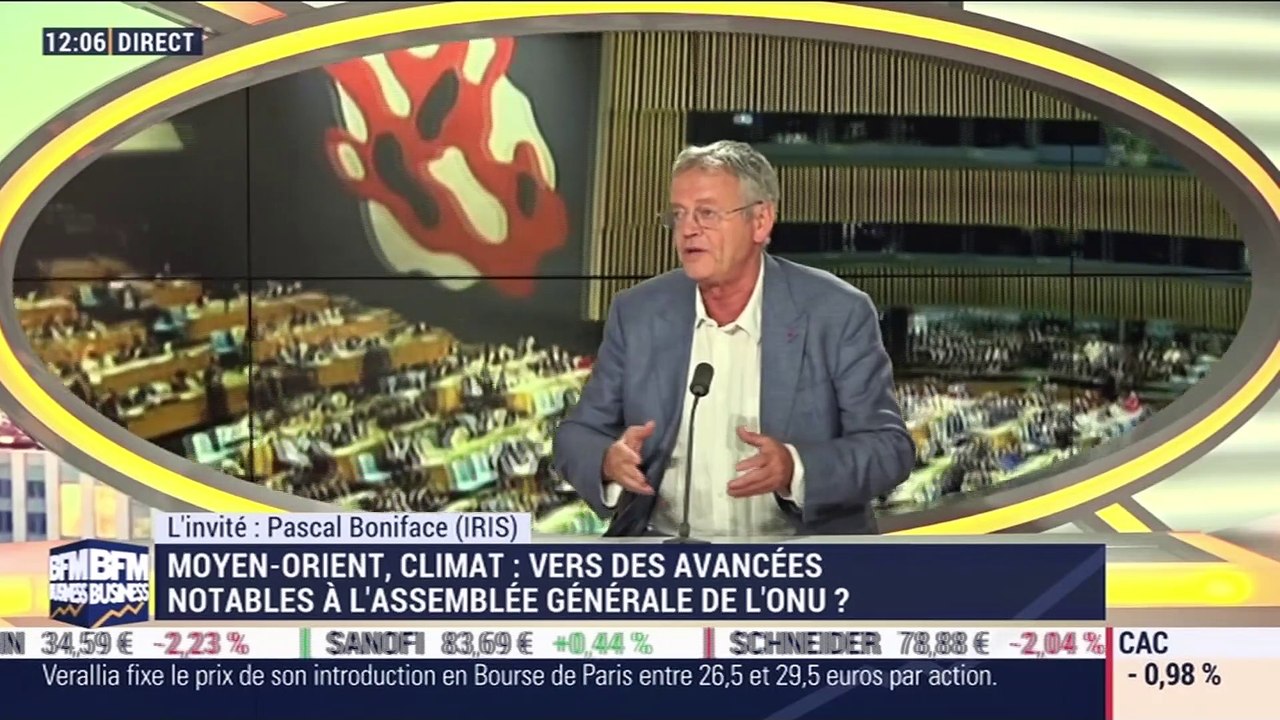 Moyen-Orient, climat: vers des avancées notables à l'assemblée générale de l'ONU ? - 23/09