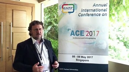 Prof. Stephen Foster at ACE Conference 2017 by GSTF Singapore