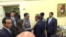 TBMM Başkanı Mustafa Şentop, Pakistan Senatosu Başkanvekili Mandviwalla ile görüştü - NUR SULTAN