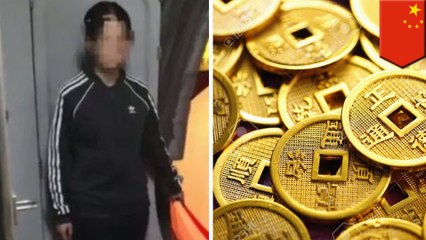 Woman throws luck coins at plane so relative gets no run ins